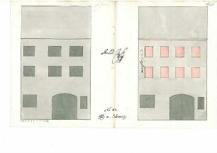 Drei Baugesuche (Blatt 155 - 170)