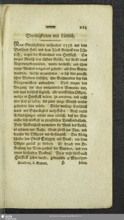 Streitigkeiten mit Lüttich