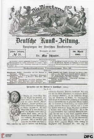 Nr. 18 (30. April 1865)