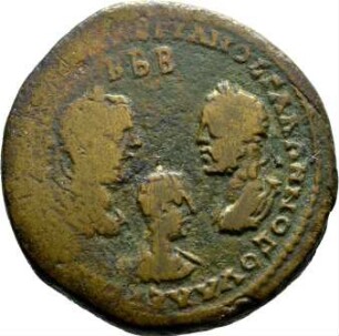 Münze, 256-260 n. Chr.