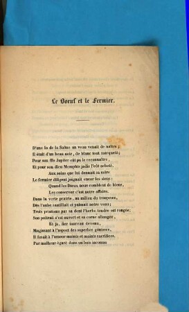 Le Boeuf et le Fermier : Apologue