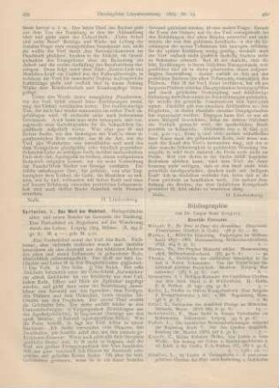 459-460 [Rezension] Sartorius, E., Das Wort der Wahrheit. Heilsgeschichte alten und neuen Bundes im Gewande der Dichtung. Eine Poetenbibel als Begleiterin auf der Wanderung durch das Leben