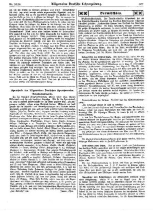 Sprachecke des Allgemeinen Deutschen Sprachvereins