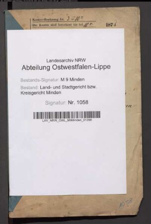Sonstige: Denker, Marie Sophie Elisabeth, geb. Brinkmann: