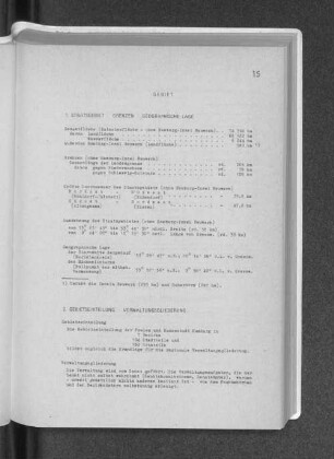 2. Gebietseinteilung - Verwaltungsgliederung