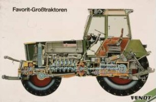 Fotografie: Traktor, Allradtraktor, Antriebs- und Anbausystem