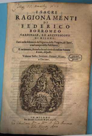 I sacri ragionamenti, 6