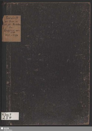 Festschrift herausgeben zur Feier des 25jährigen Bestehens des Erzgebirgsvereins : 1878 - 1903