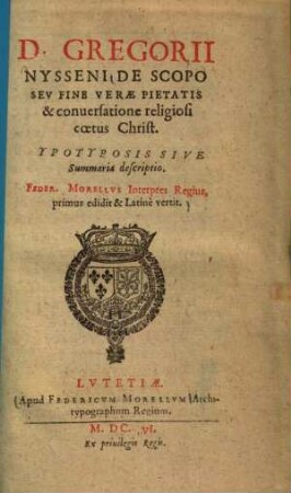 De scopo seu fine verae pietatis & conversatione religiosi coetus Christ.
