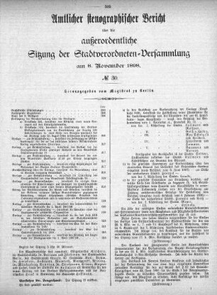 No 30, 8. November 1898