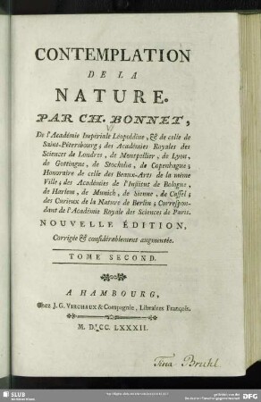 2: Contemplation De La Nature