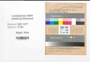 Entnazifizierung Alois Nagel , geb. 29.02.1896 (Polizist)