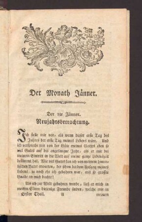 Der Monath Jänner
