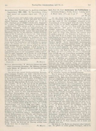 599 [Rezension] Papadopoulos, Chrysostomos A., Dositheos patriarches Hierosolymon (1641 - 1707)