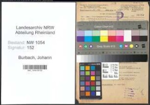 Entnazifizierung Johann Burbach , geb. 10.04.1893 (Bahnbeamter)