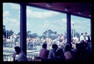 Müggelturm Terrasse Aug. 62.
