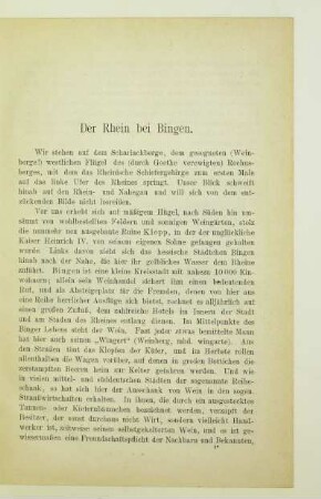 Der Rhein bei Bingen