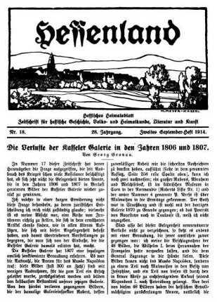 Nr.18, Zweites September-Heft 1914