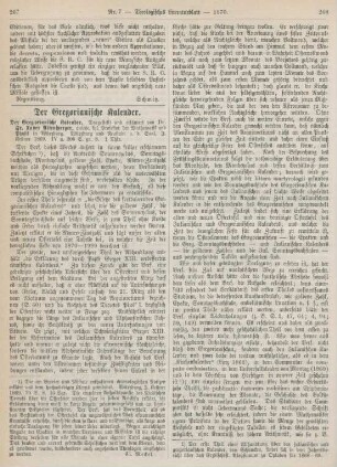 267-269 Der Gregorianische Kalender