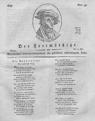 Nro. 99., Freitag, den 19. Mai 1809