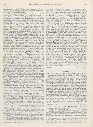 555-556 [Rezension] Neuberg, Gottesbegegnungen im großen Kriege. Feldpostbriefe, Auszüge aus Kriegstagebüchern und Erfahrungen von Feldpredigern gesammelt