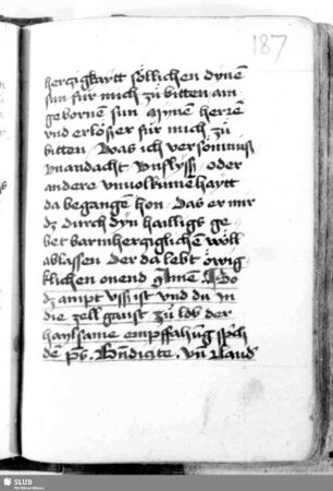 187r-187v: Anweisung für Gebete nach der Messe