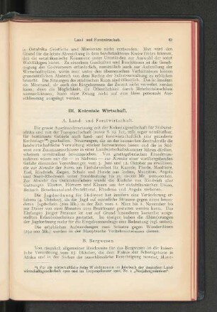 B. Bergwesen.