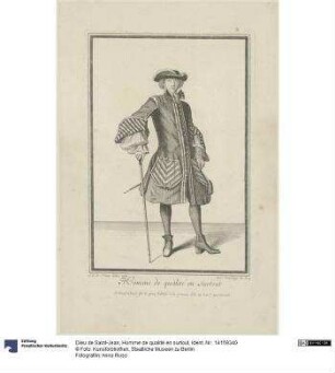 Homme de qualité en surtout