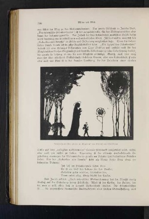 Schattenriß von Dora Polster zu "Wegewatt" von Adelheid von Sybel-Bernus