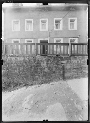 Meißen-Altstadt, Hintermauer. Wohnhaus. Straßenfront