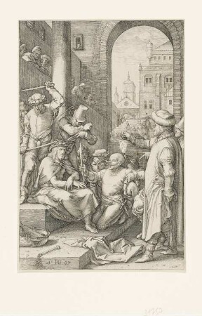 Dornenkrönung, Blatt 7 der Folge "Passion Christi"