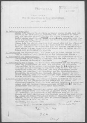 Weilersteußlingen mit Ennahofen und Grötzingen (Allmendingen): Inspektionsbericht 1959