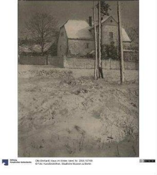 Haus im Winter