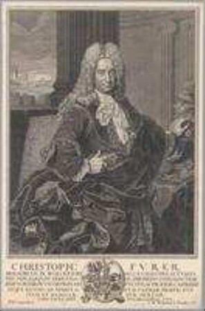 Christoph (VII.) Fürer, Vorderster Duumvir, Reichsschultheiß, Pfleger der Veste etc.; geb. 11. Juli 1663; gest. 3. Mai 1732