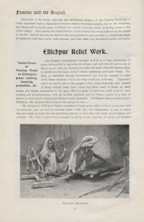 Ellichpur relief work