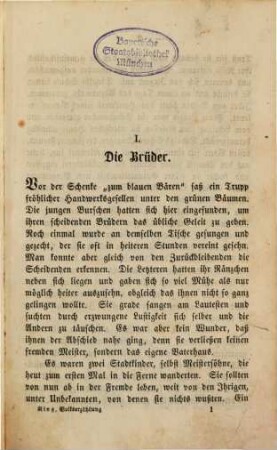 Handwerk und Studium : Eine Volkserzählung von Max Ring, 1