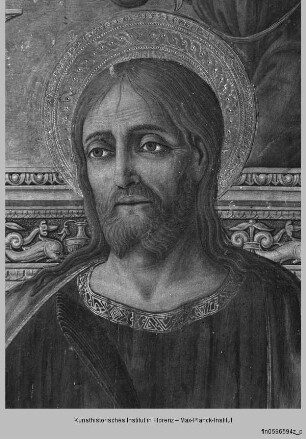 Thronende Madonna mit dem Kind und Heiligen
