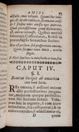 73-91, Caput IV.
