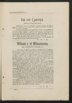 De mi casona : Cuentos de Enrique López Albújar