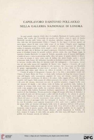 29: Capolavoro d´Antonio Pollaiolo nella Galleria Nazionale di Londra