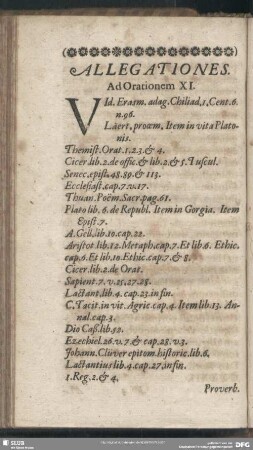 Allegationes