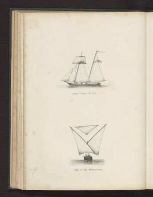 Pique's Barge - 30 feet. Settee of the Mediterranean.