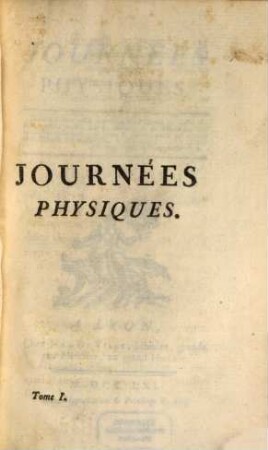 Journées physiques, 1