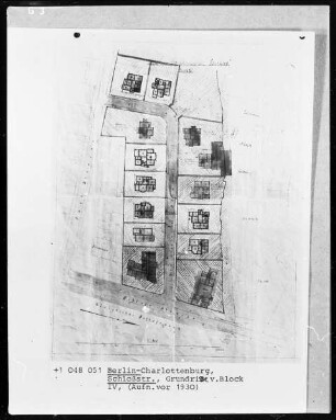 Berlin-Charlottenburg, Schloßstraße, Grundrisse Block IV