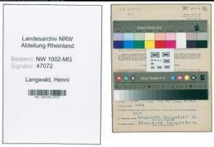 Entnazifizierung Henni Langwald , geb. 01.03.1905 (Stenotypistin)