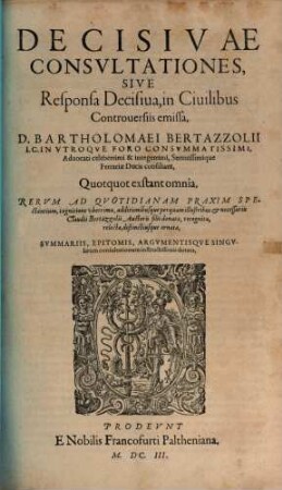 Decisivae Consultationes