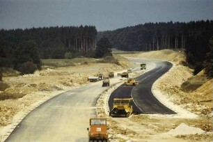 Asphaltbetondichtungsschicht (Schicht = 15 cm.) zum Schutz des Grundwassers