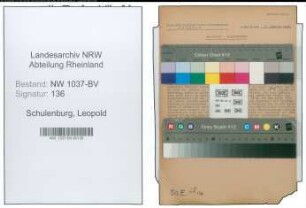 Entnazifizierung Leopold Von Der Schulenburg , geb. 20.11.1900 (Landwirt)