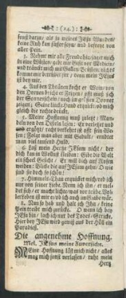 Die angenehme Hoffnung