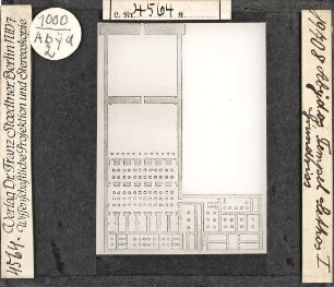 Abydos, Tempel Sethos I. Grundriss (Stoedtner-Nr. 19708)